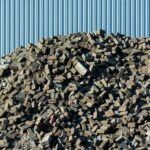 construction debris pile