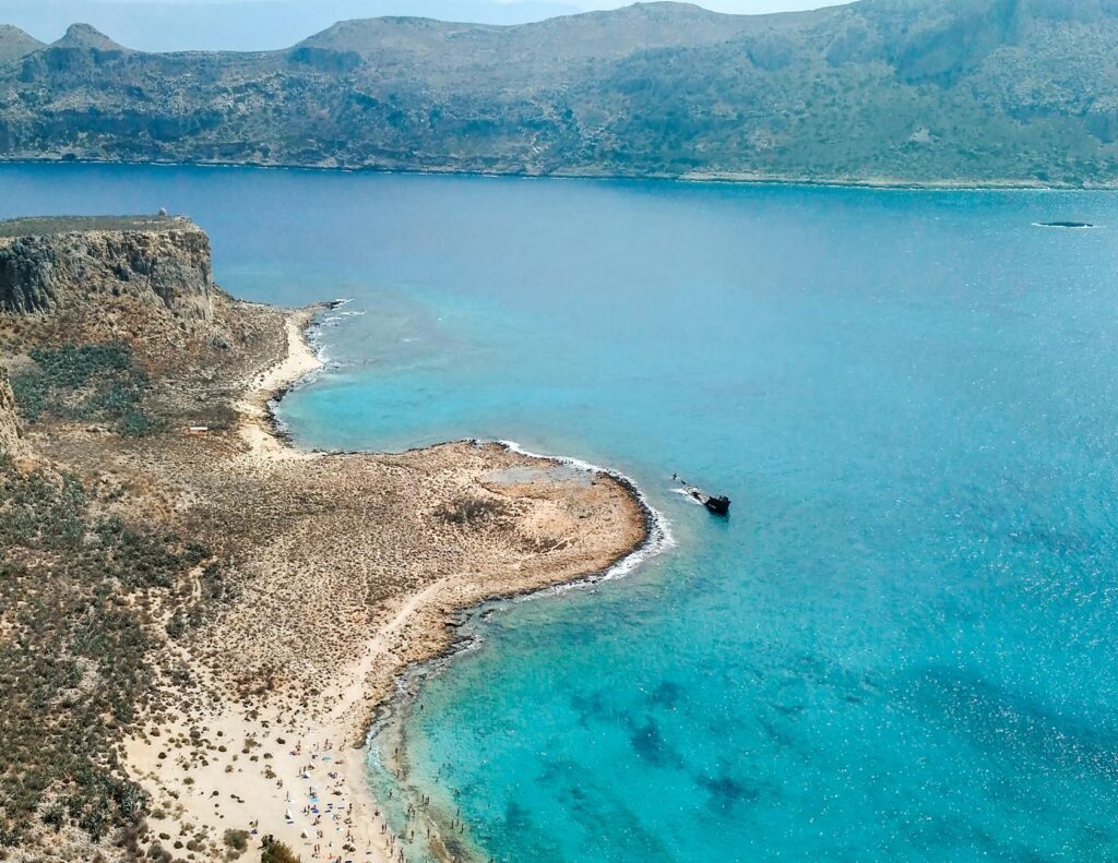 Crete coastline panorama