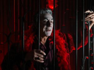 Nicolas Cage with wife